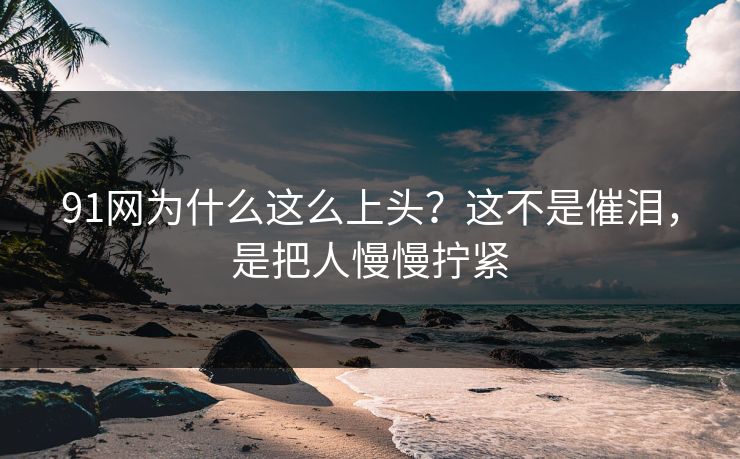 91网为什么这么上头？这不是催泪，是把人慢慢拧紧